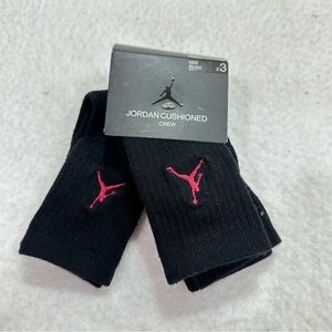 Boys Black Nike Jordan Socks